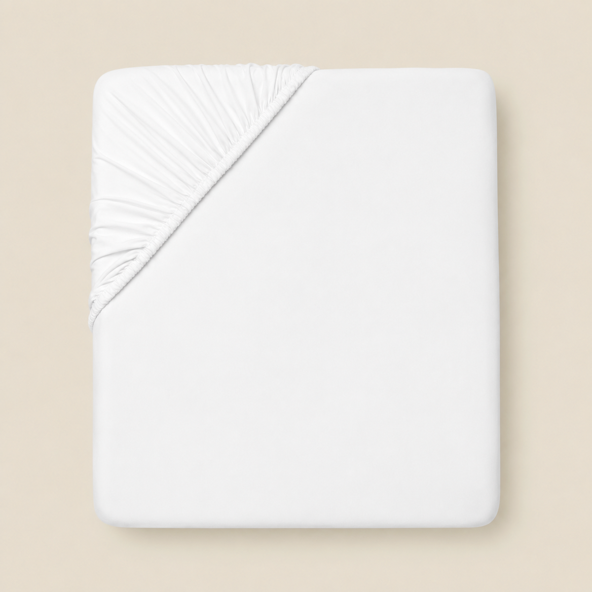 Bed Fitted Sheet, Newlove White