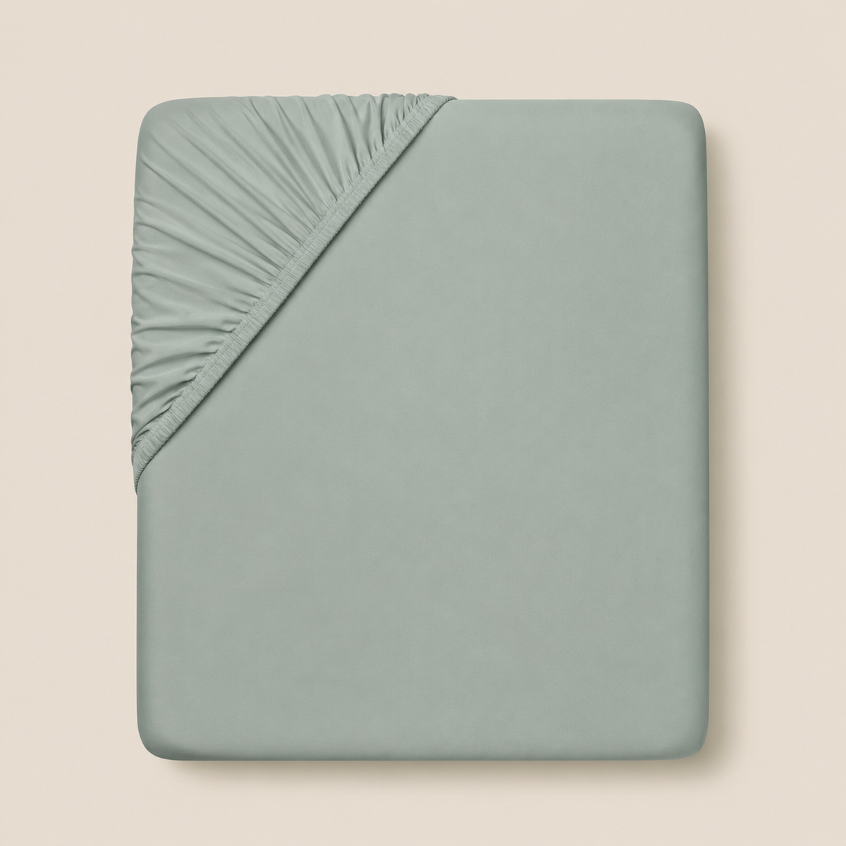 Bed Fitted Sheet, LUX Green