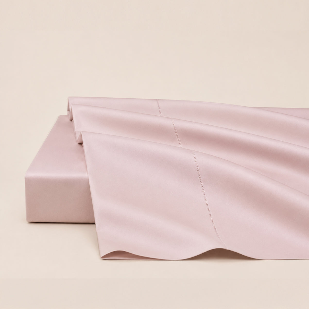 Bed Flat Sheet, LUX Petal Rose