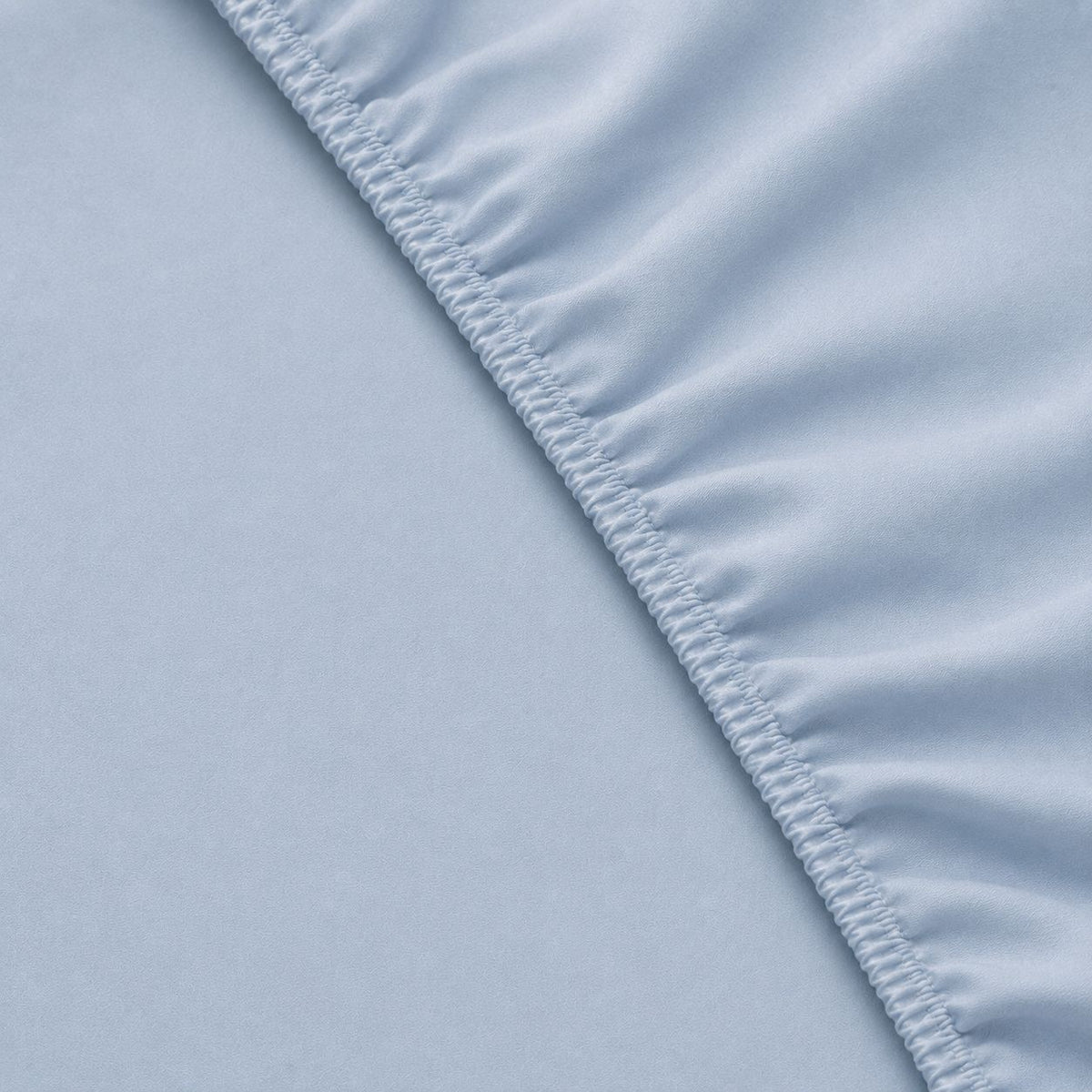 Bed Fitted Sheet, LUX Sky Blue