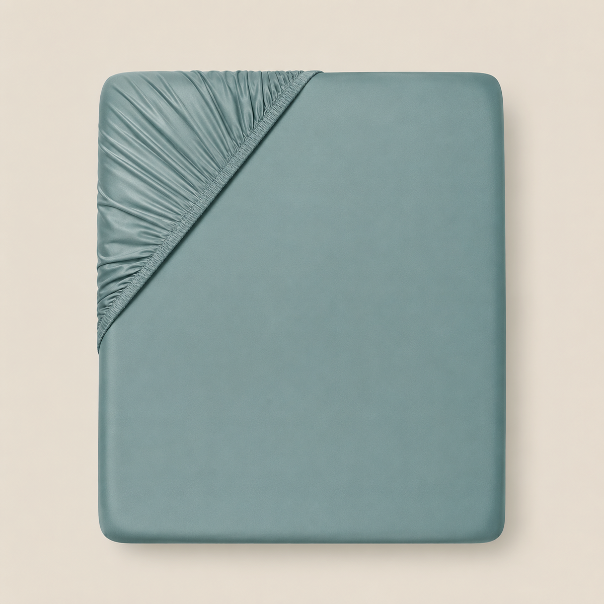 Bed Fitted Sheet, LUX Teal