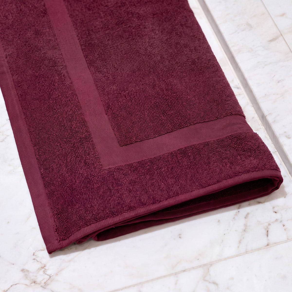Bath Mat, Ocean Bordeaux